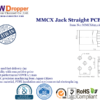 MMCX Jack Female Straight PCB Coaxial Connector 50 ohms