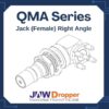 QMA Jack Female Right Angle
