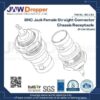 BNC Jack Female Straight Connector Chassis Receptacle (Front Mount)