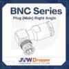 BNC Plug Male Right Angle