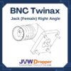 BNC Twinax Jack Female Right Angle Connectors