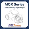 MCX Jack Female Right Angle Connectors
