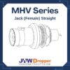 MHV Jack Female Straight Connectors
