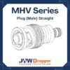 MHV Plug Male Straight Connectors