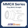 MMCX Plug Male Straight Connectors