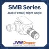 SMB Jack Female Right Angle