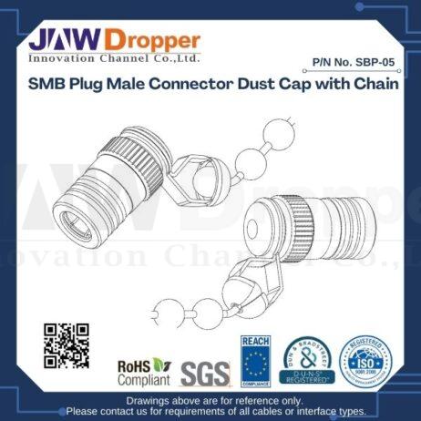 SMB Plug Male Connector Dust Cap with Chain