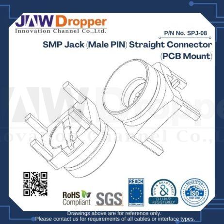 SMP Jack (Male PIN) Straight Connector (PCB Mount)