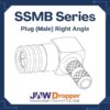 SSMB Plug Male Right Angle Connectors