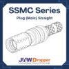 SSMC Plug Male Straight Connectors