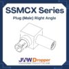 SSMCX Plug Male Right Angle Connectors