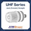 UHF Jack Female Straight Connectors
