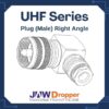UHF Plug Male Right Angle Connectors